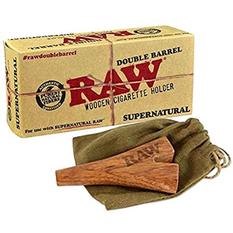 Raw Boquilla Doble Madera Original